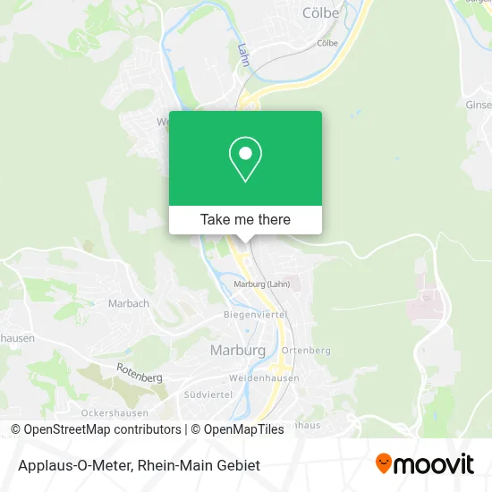 Applaus-O-Meter map