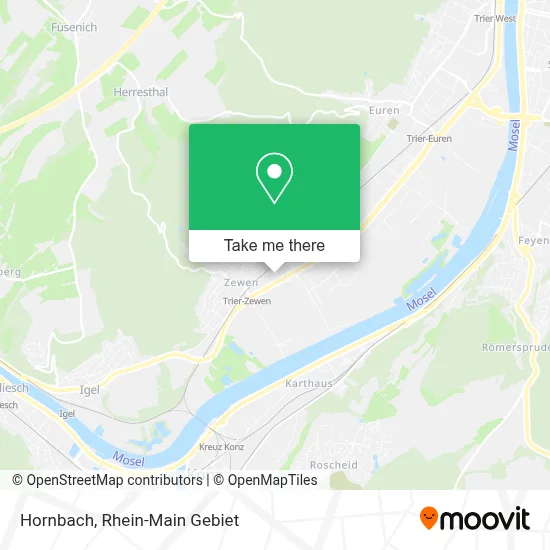 Hornbach map