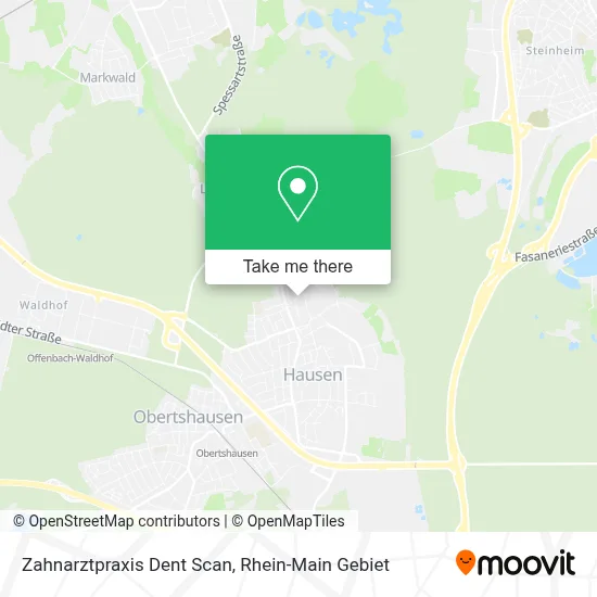 Zahnarztpraxis Dent Scan map