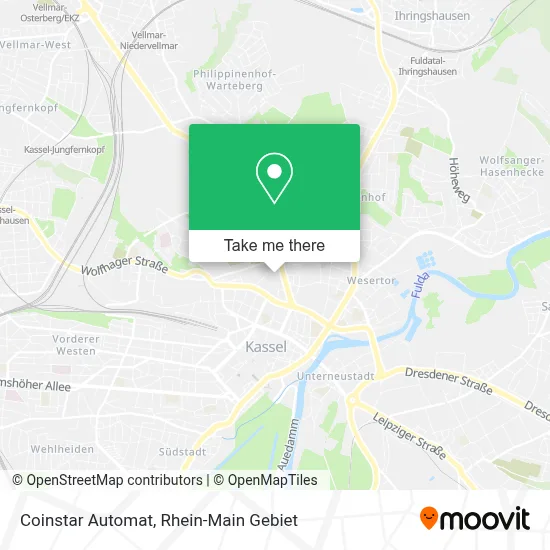 Coinstar Automat map