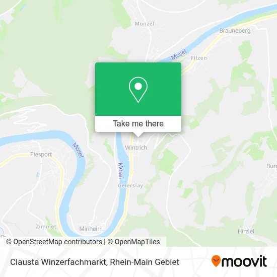Clausta Winzerfachmarkt map