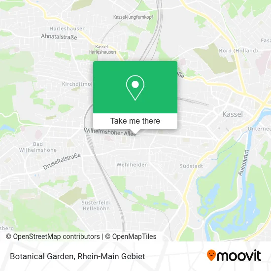 Botanischer Garten map