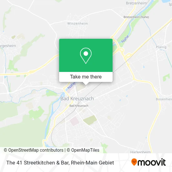 The 41 Streetkitchen & Bar map