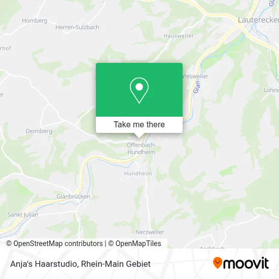 Anja's Haarstudio map