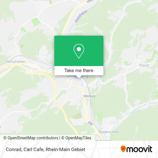 Conrad, Carl Cafe map