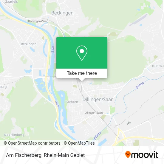 Am Fischerberg map