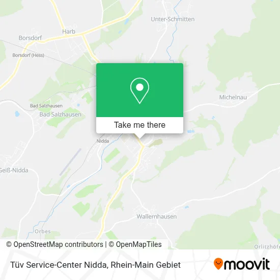 Tüv Service-Center Nidda map