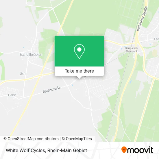 White Wolf Cycles map