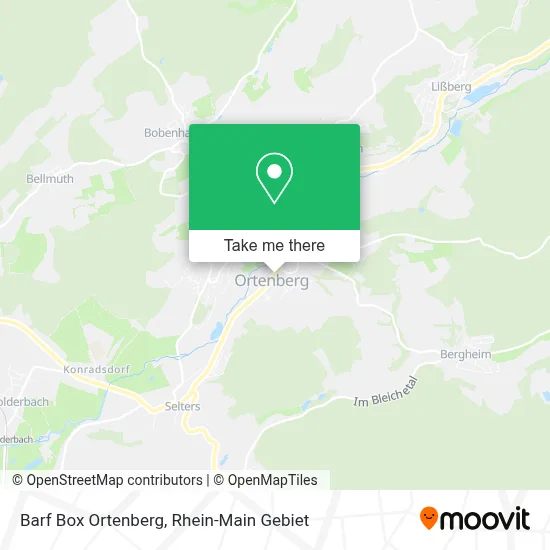 Barf Box Ortenberg map