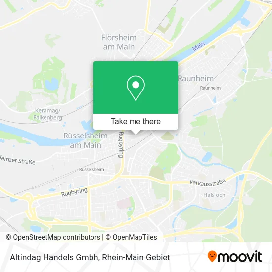 Altindag Handels Gmbh map