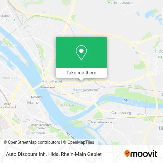 Auto Discount Inh. Hida map