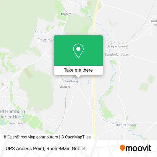 Ups Access Point map