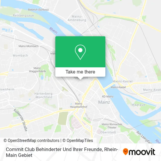 Commit Club Behinderter Und Ihrer Freunde map