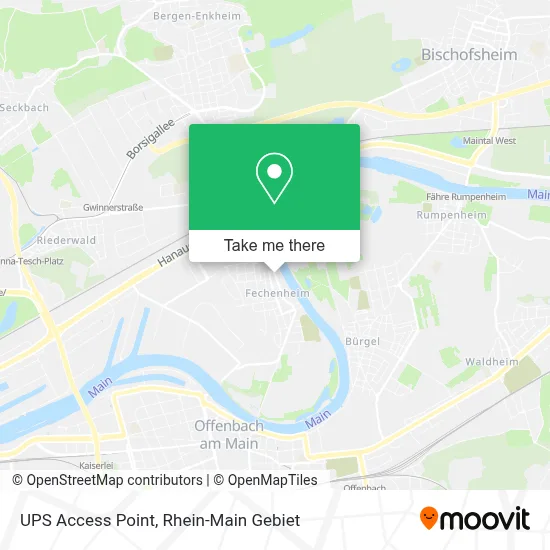 Ups Access Point map