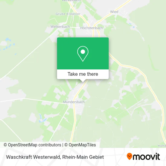 Waschkraft Westerwald map