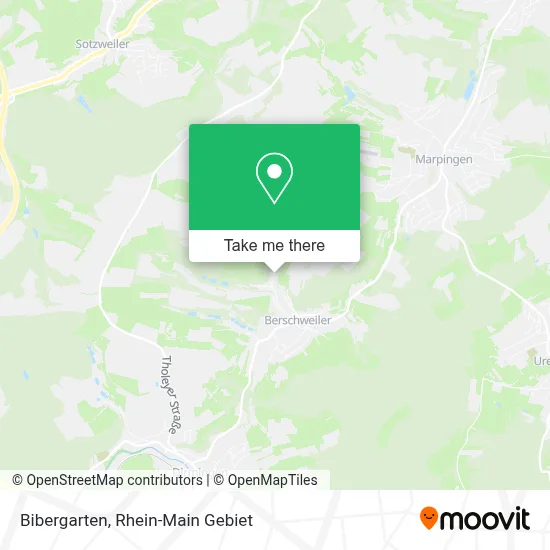 Bibergarten map