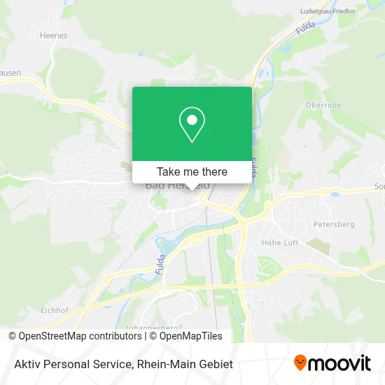 Aktiv Personal Service map