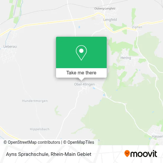 Ayns Sprachschule map