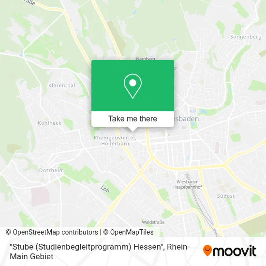"Stube (Studienbegleitprogramm) Hessen" map