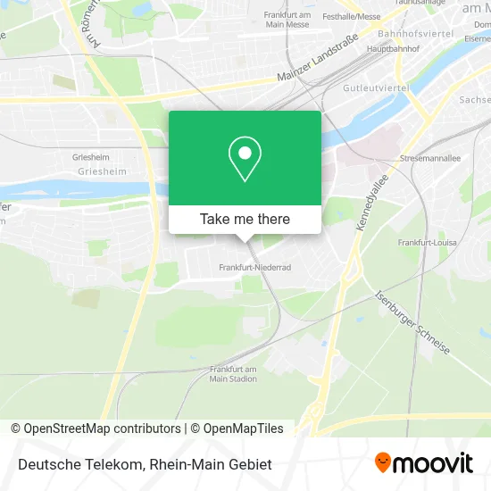 Deutsche Telekom map
