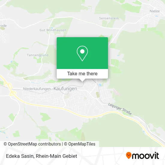 Edeka Sasin map