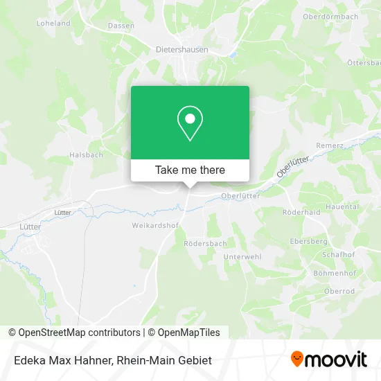 Edeka Max Hahner map