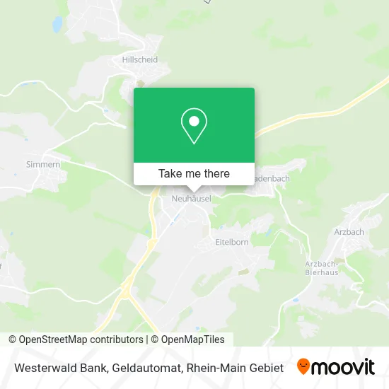 Westerwald Bank, Geldautomat map