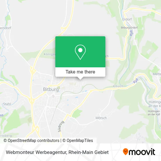 Webmonteur Werbeagentur map