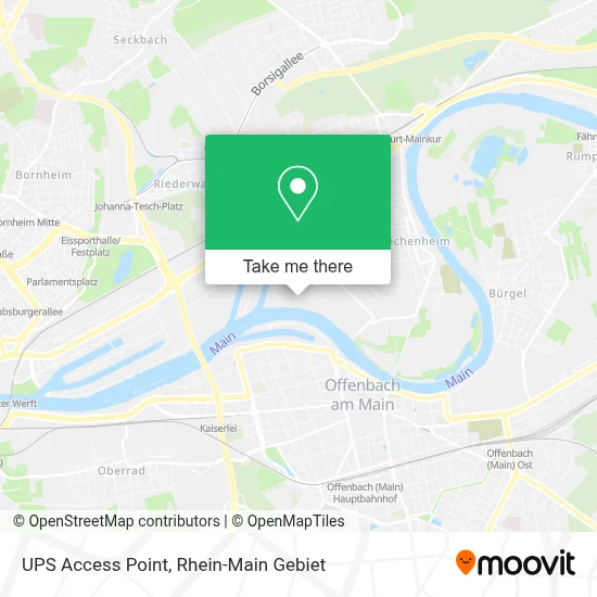 Ups Access Point map