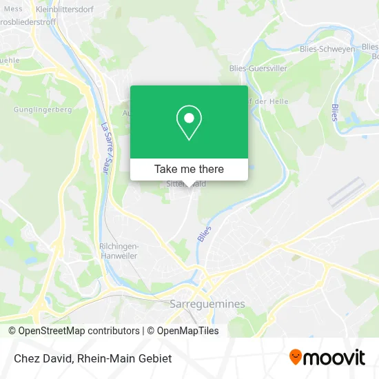 Chez David map