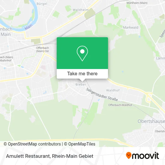Amulett Restaurant map