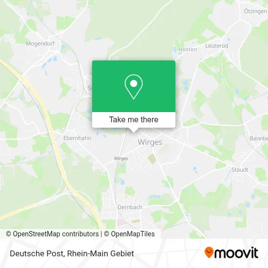 Deutsche Post map