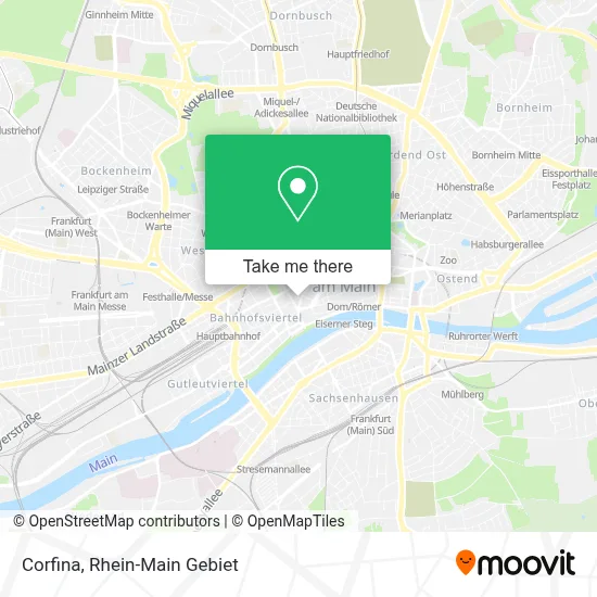 Corfina map