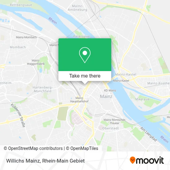 Willichs Mainz map