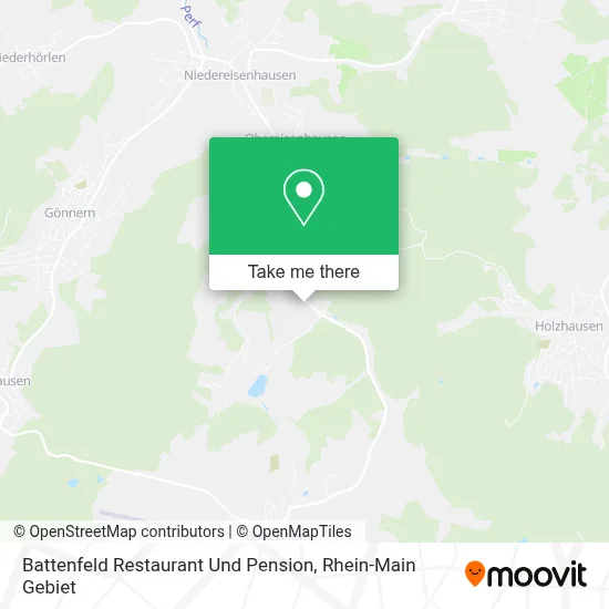 Battenfeld Restaurant Und Pension map