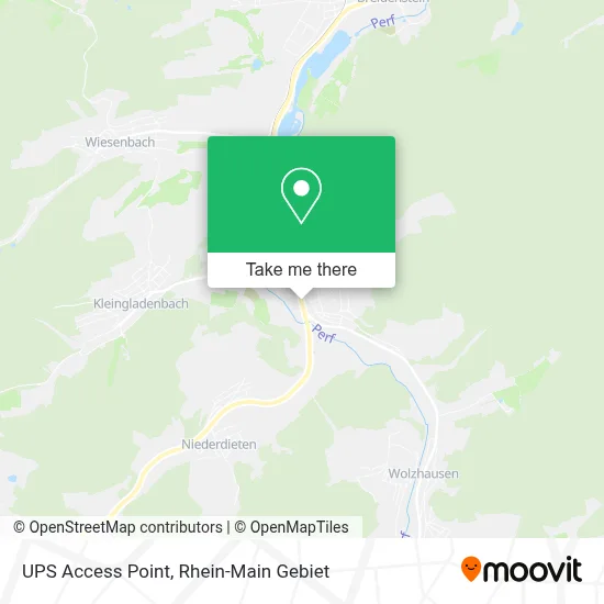 Ups Access Point map