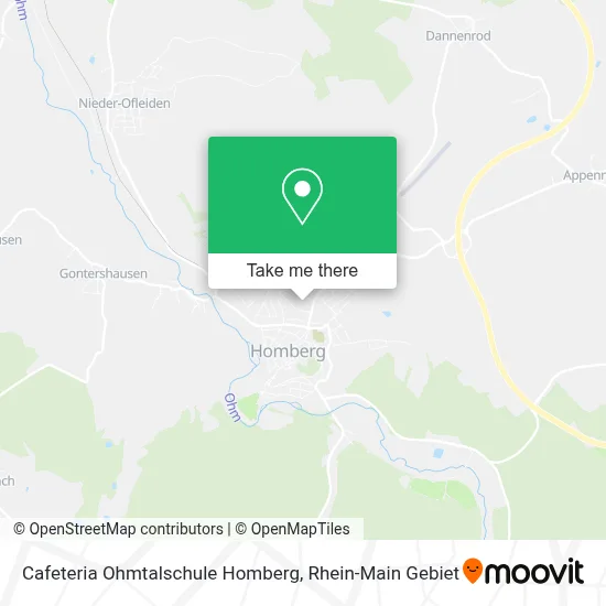 Cafeteria Ohmtalschule Homberg map