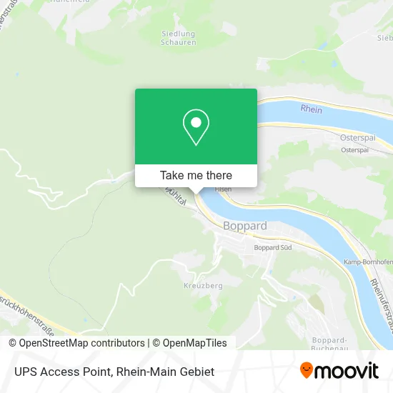 Ups Access Point map