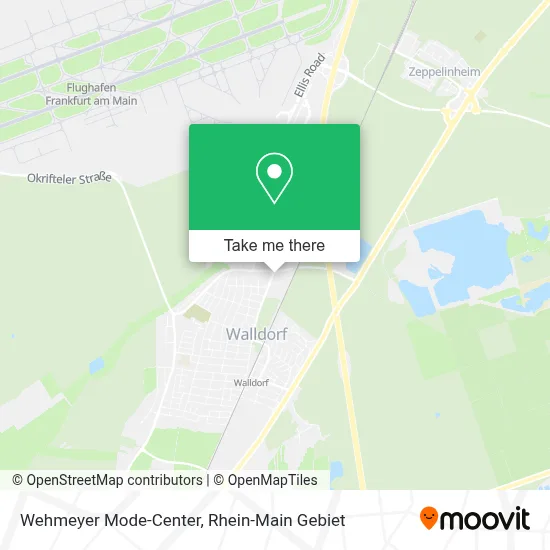 Wehmeyer Mode-Center map