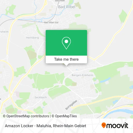 Amazon Locker - Maluhia map