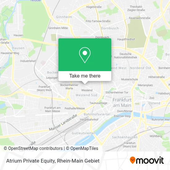 Atrium Private Equity map