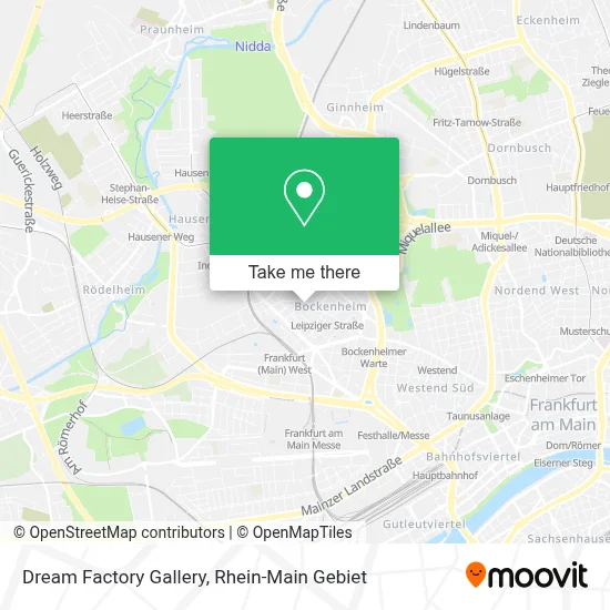 Dream Factory Gallery map