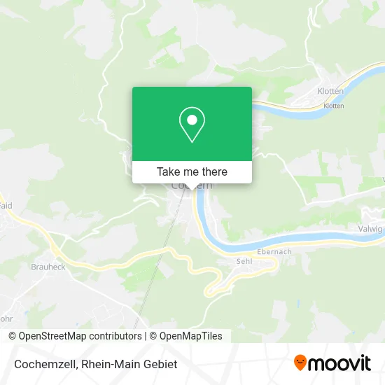 Cochemzell map
