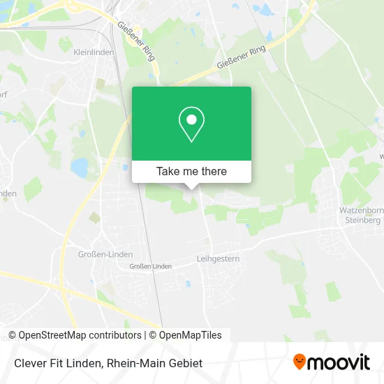 Clever Fit Linden map