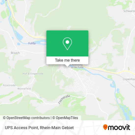 Ups Access Point map