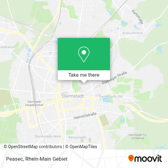 Peasec map