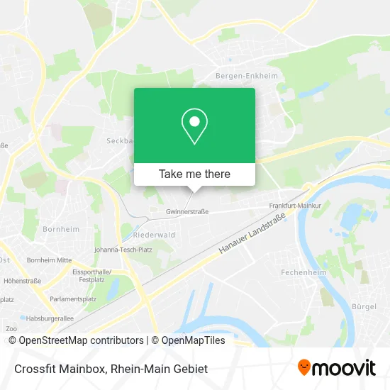 Crossfit Mainbox map