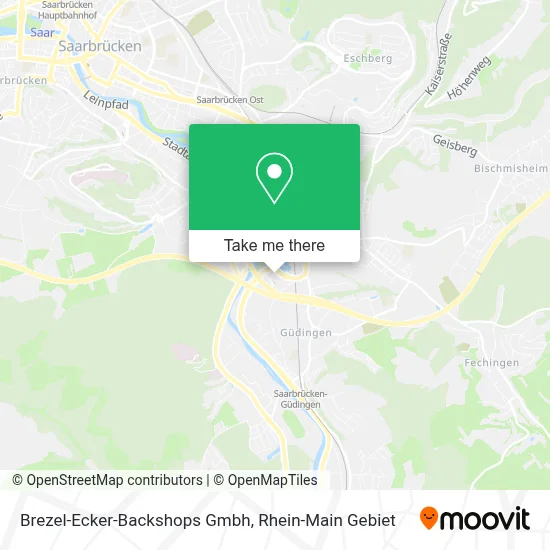 Brezel-Ecker-Backshops Gmbh map