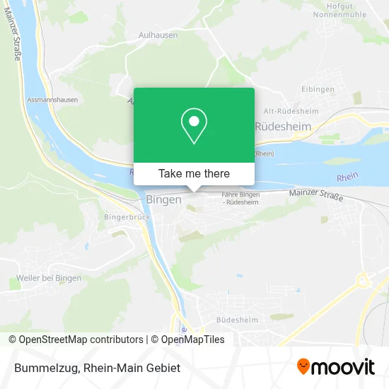 Bummelzug map