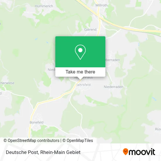 Deutsche Post map